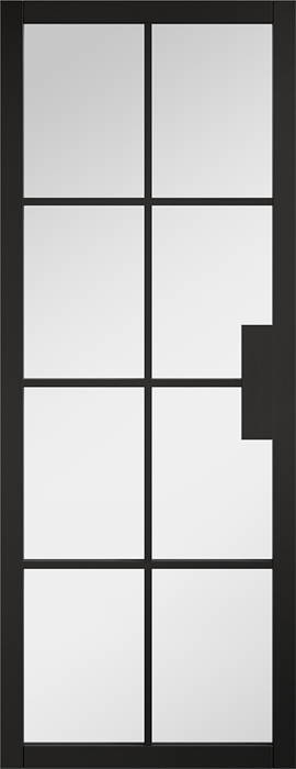 Malvern 4' Black Room Divider