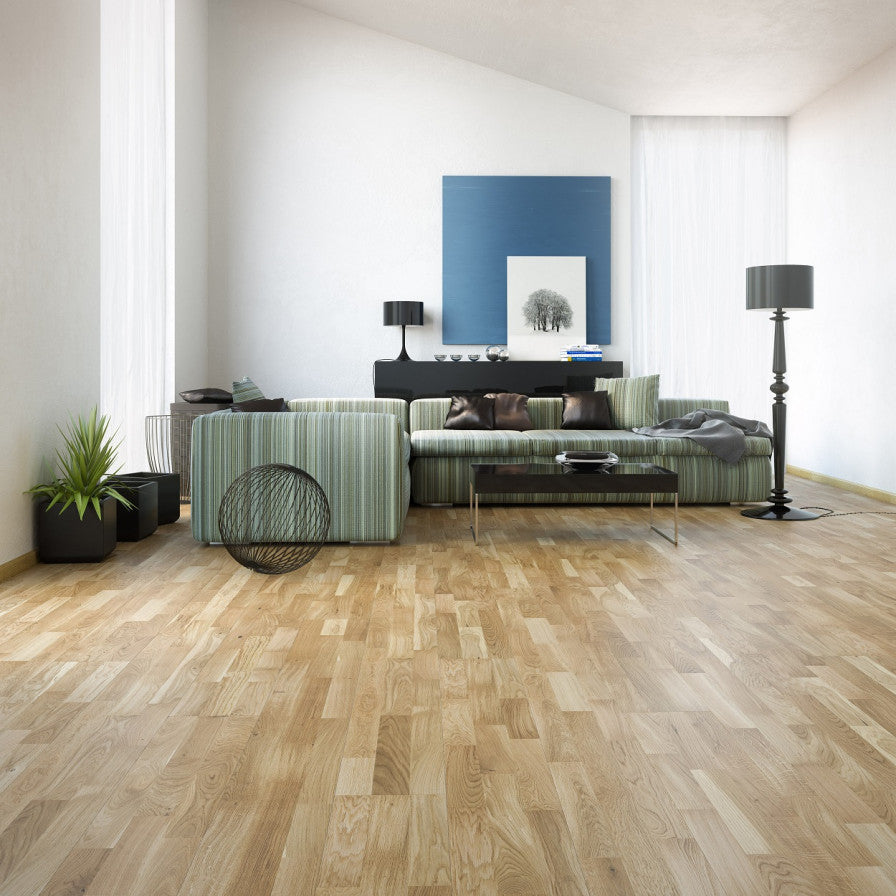 Jura Oak 3 Strip 3.18m2 Engineered Hardwood Flooring Pack