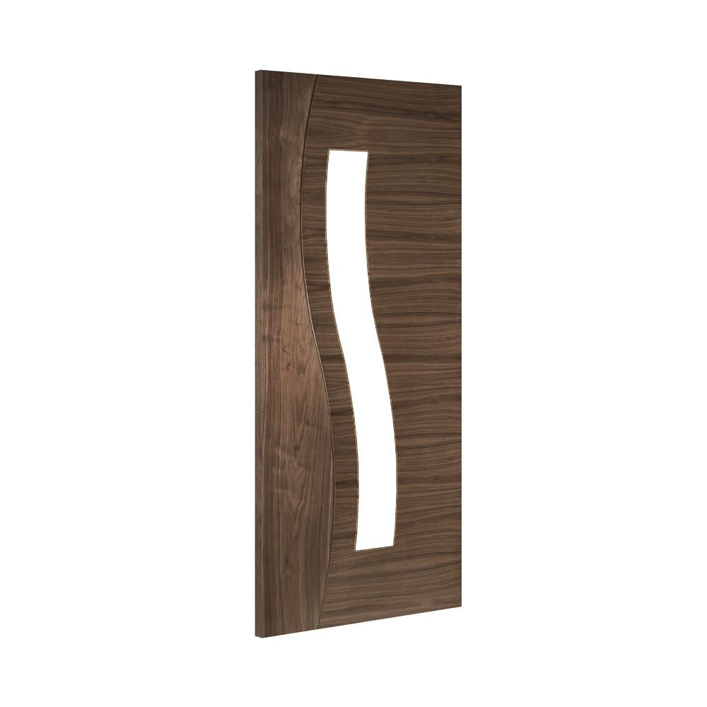Cadiz Prefinished Walnut Glazed Interior Door