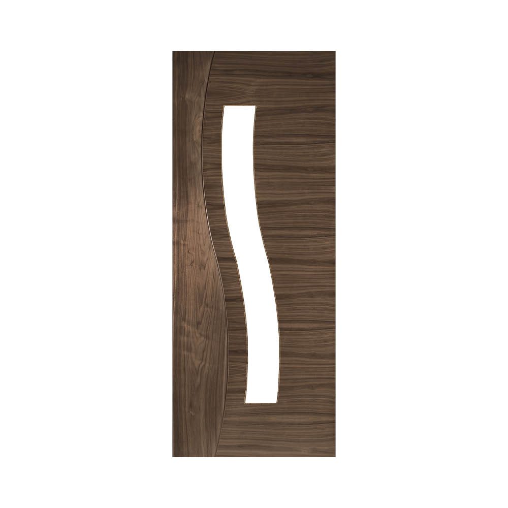 Cadiz Prefinished Walnut Glazed Interior Door