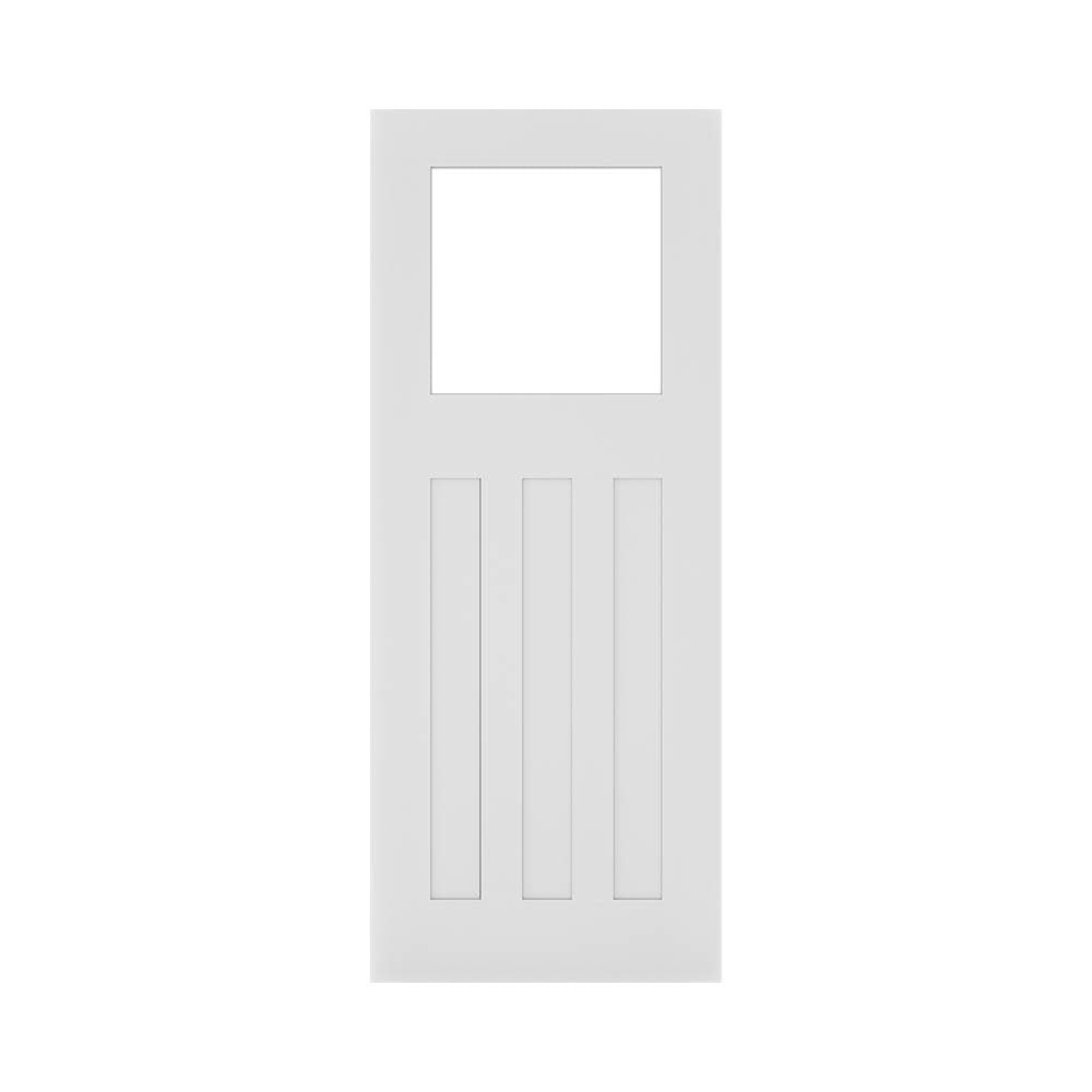 Cambridge White Primed Glazed Interior Door