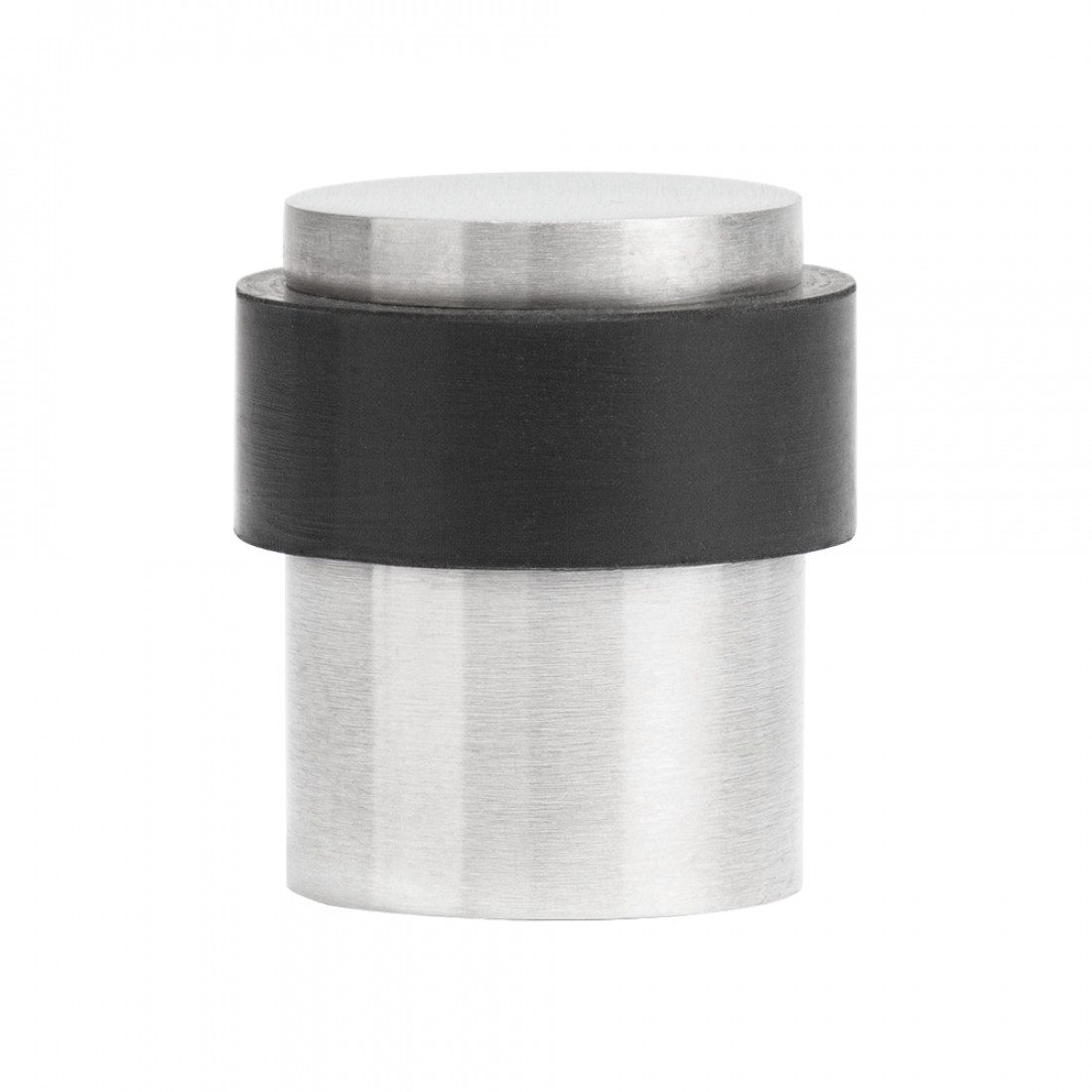Collared Door Stop Satin Stainless Steel