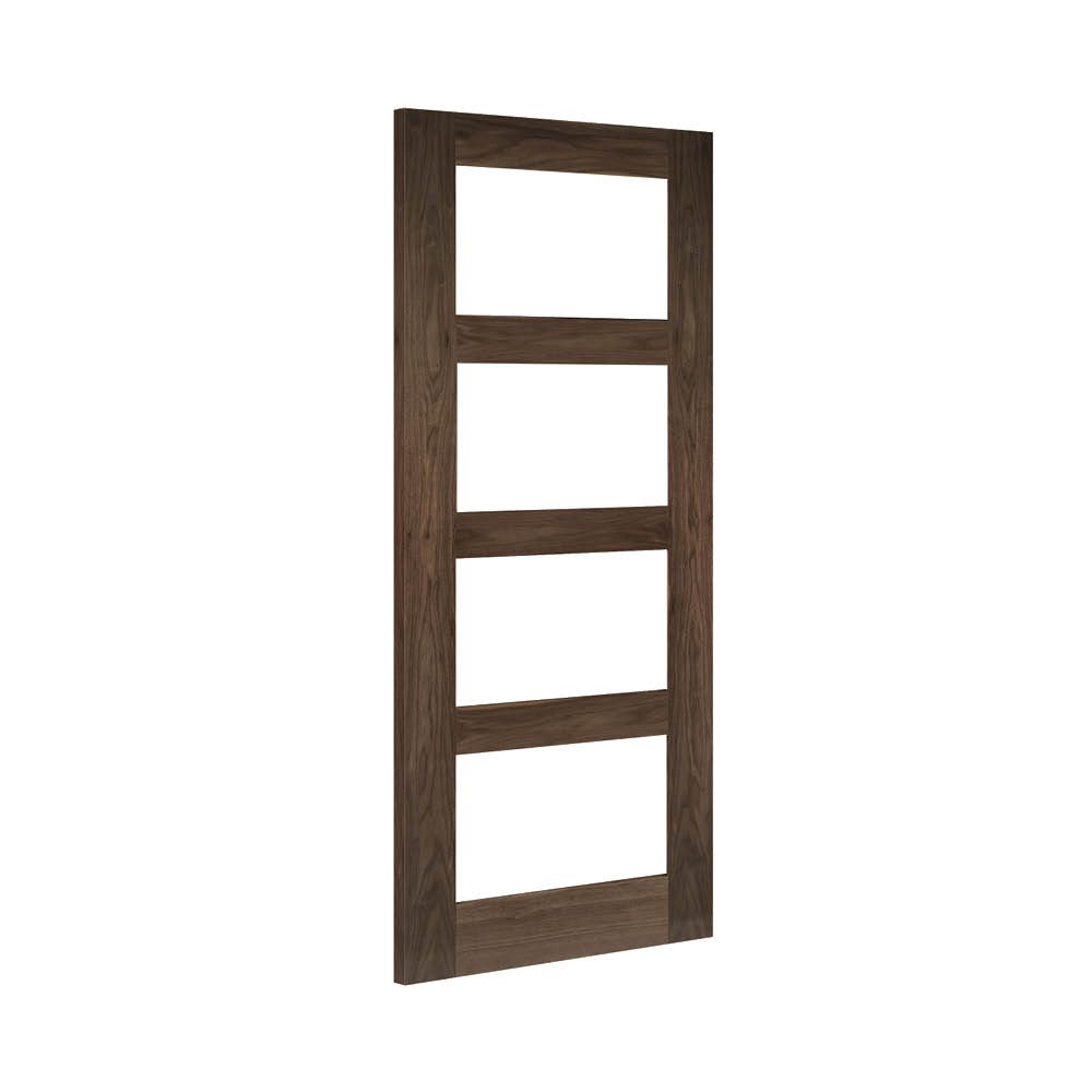 Coventry Prefinished Walnut Glazed Interior Door