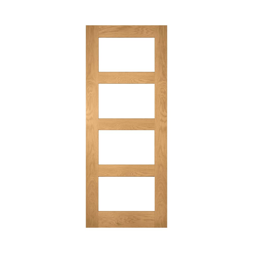 Coventry Prefinished Oak Glazed Interior Door