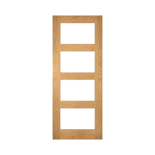 Coventry Prefinished Oak Glazed Interior Door