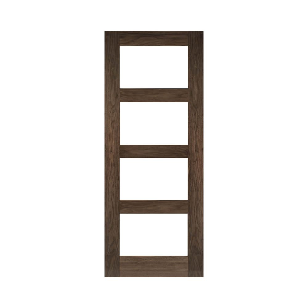 Coventry Prefinished Walnut Glazed Interior Door
