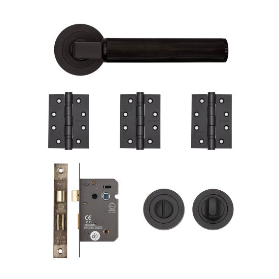 Delphi Bathroom Kit Matt Black