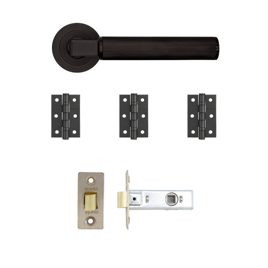 Delphi Latch Kit Matt Black