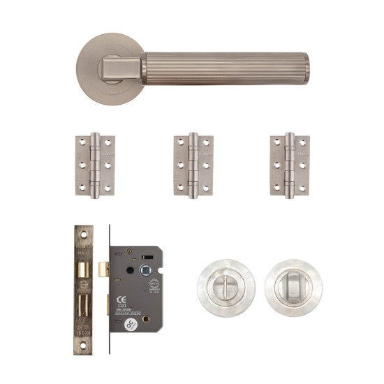 Delphi Bathroom Kit Satin Nickel