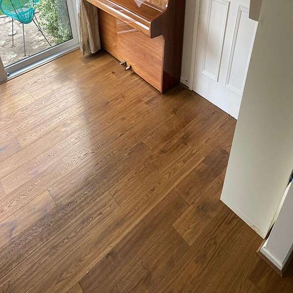 Handscraped/Distressed/Cognac Stained Flooring