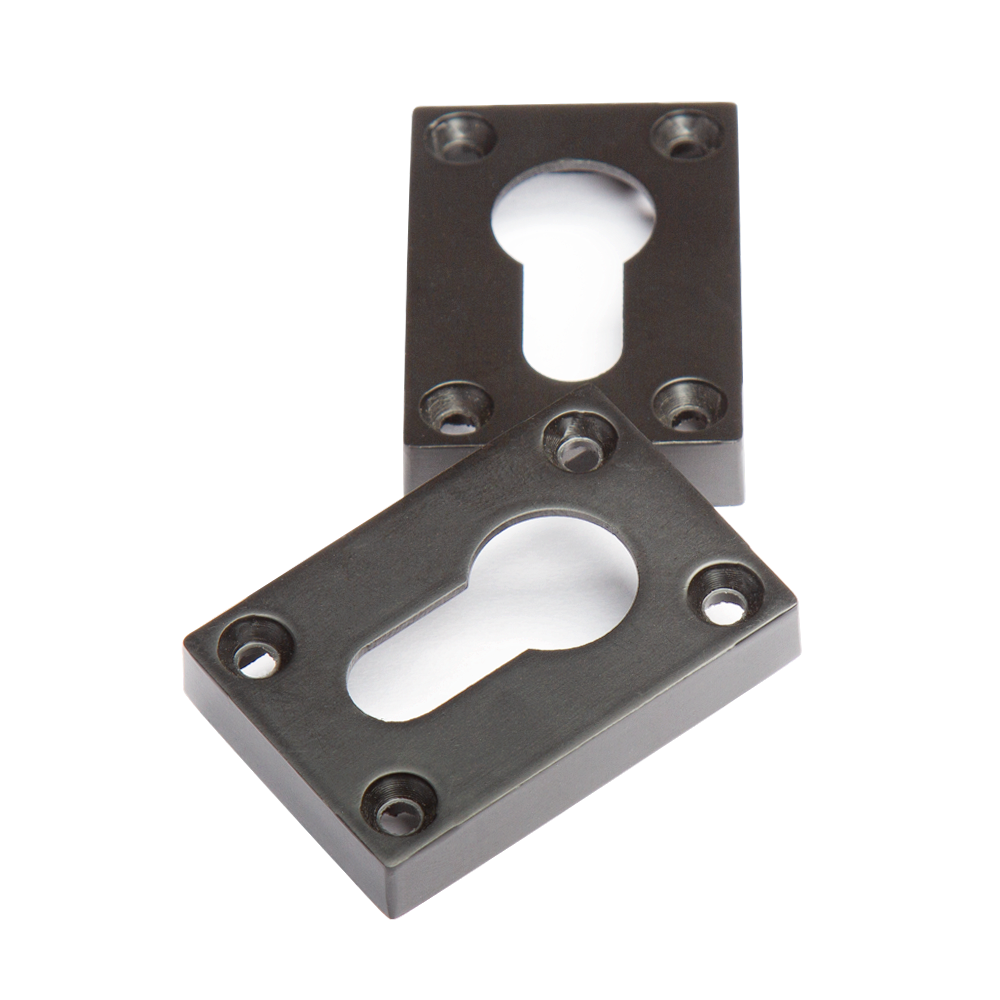 Slim Escutcheon – Pair Matt Black Finish