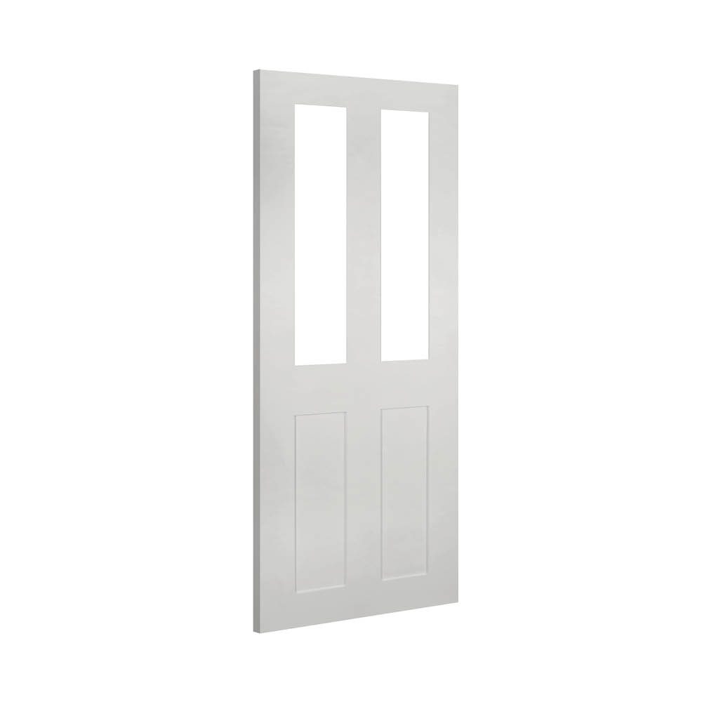 Eton White Primed Glazed Interior Door