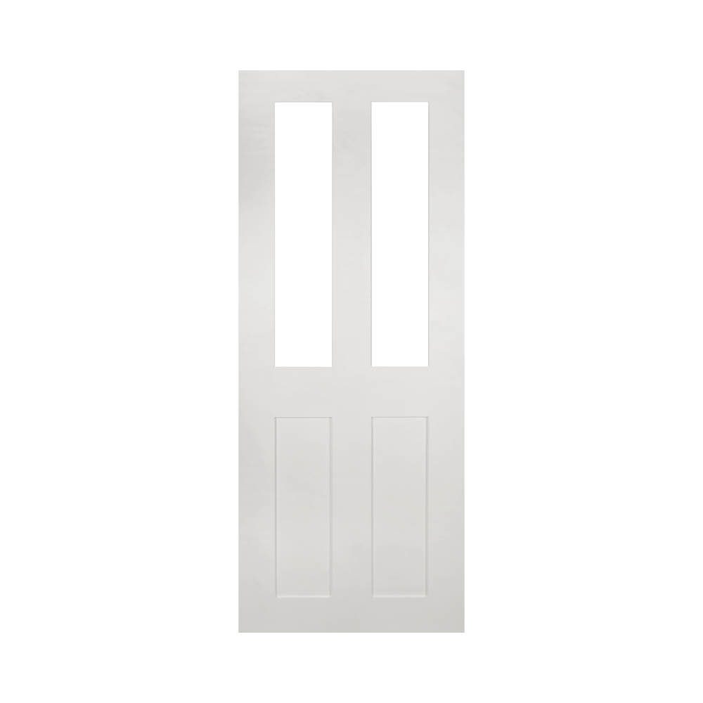 Eton White Primed Glazed Interior Door