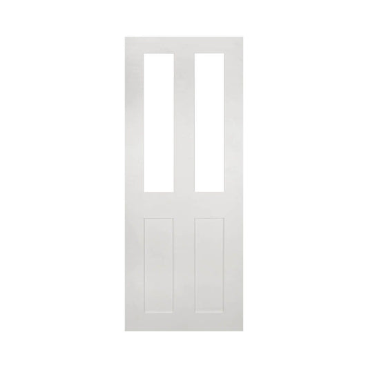 Eton White Primed Glazed Interior Door