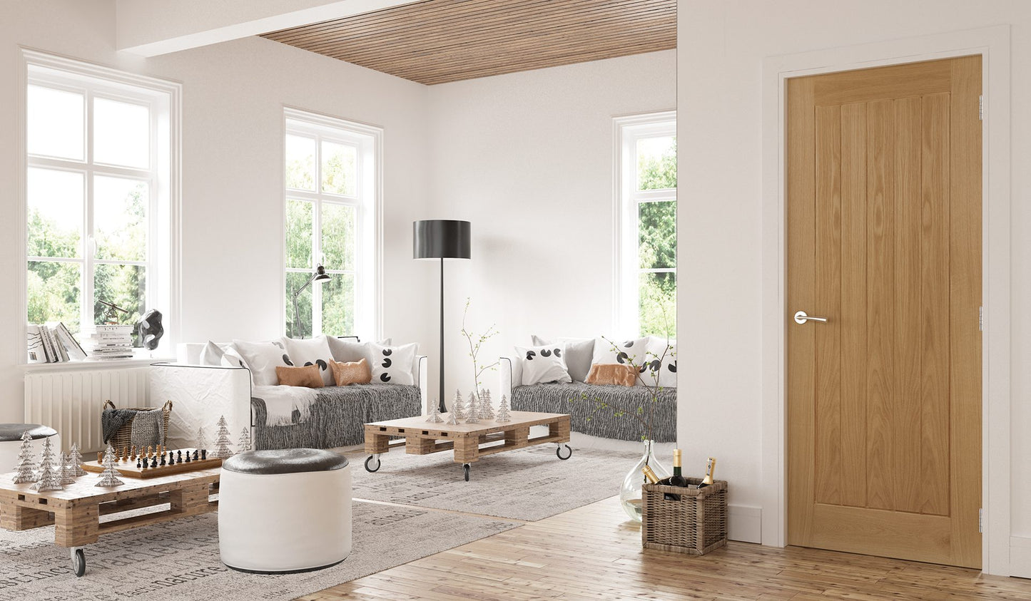 Ely Unfinished Oak Interior Door