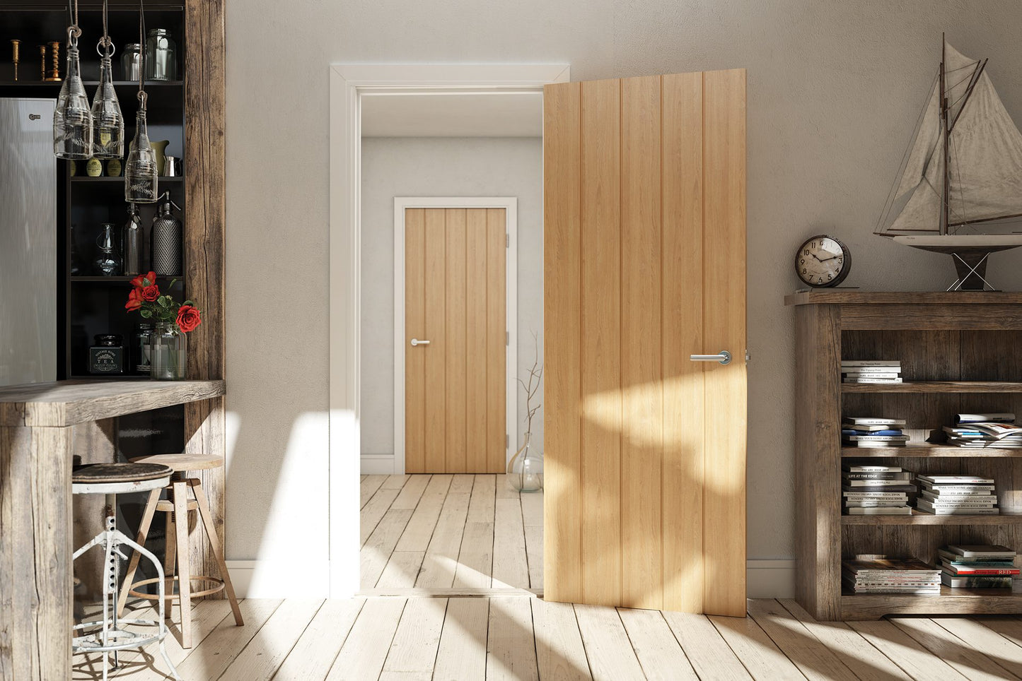 Galway Unfinished Oak Interior Door