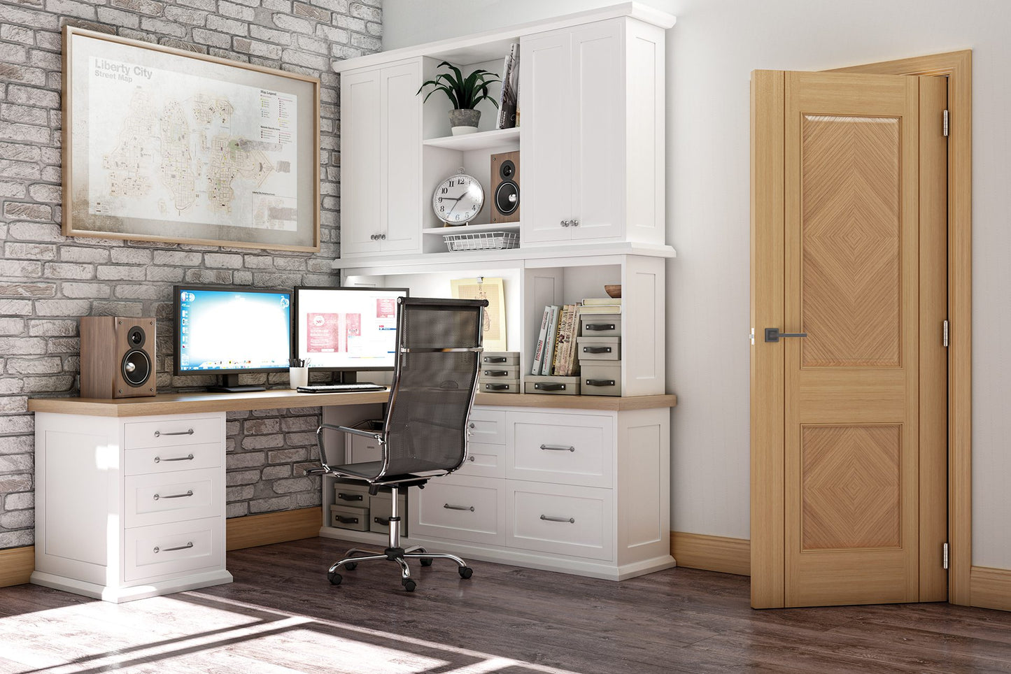 Kensington Prefinished Oak Interior Door