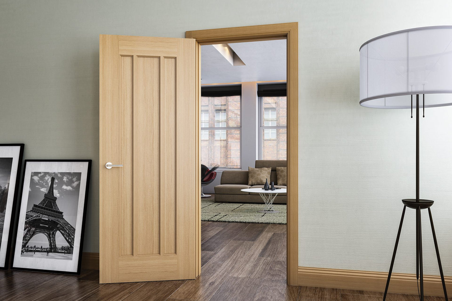 Norwich Unfinished Oak Interior Door