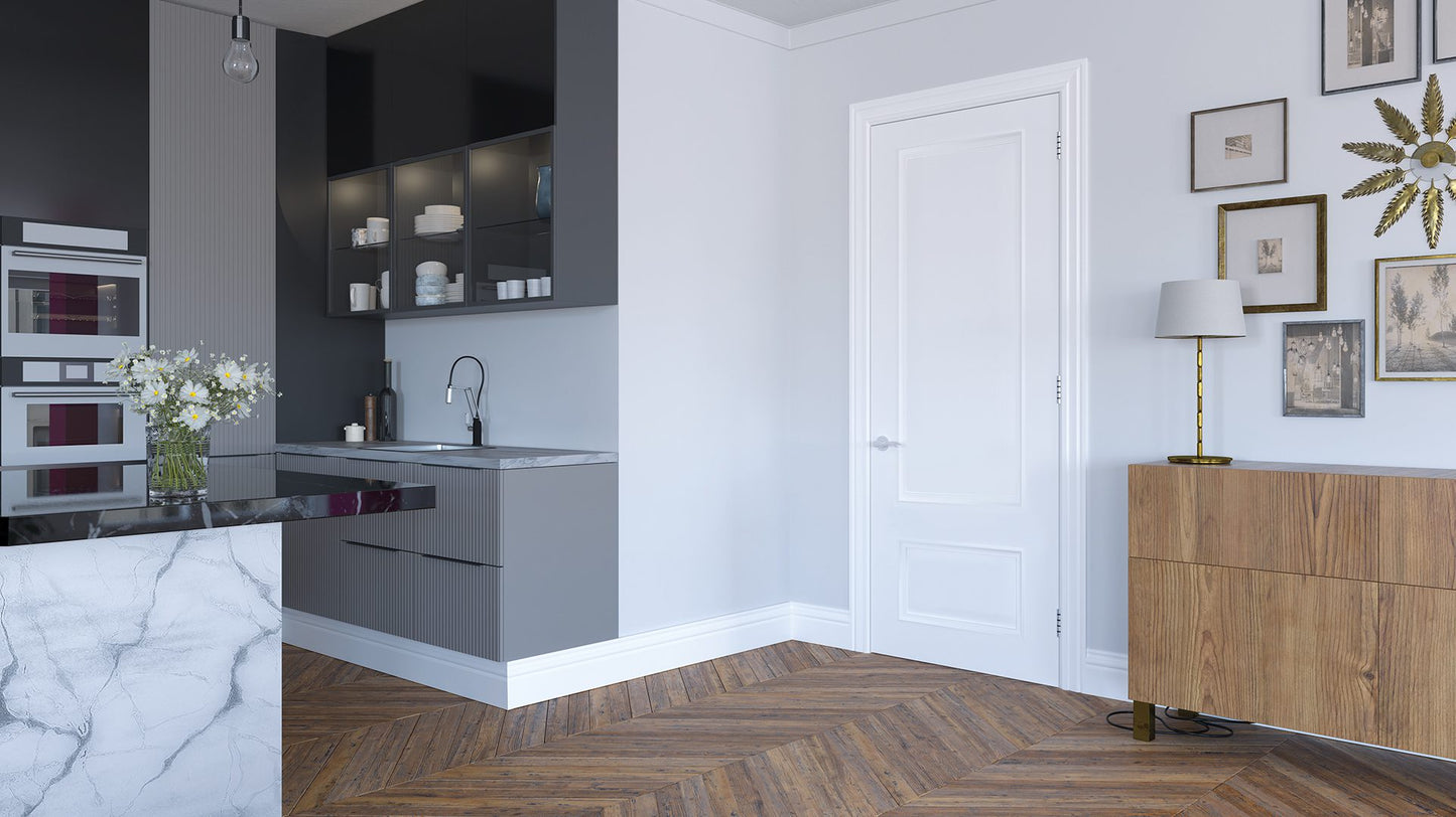 Sandringham White Primed Interior Fire Door