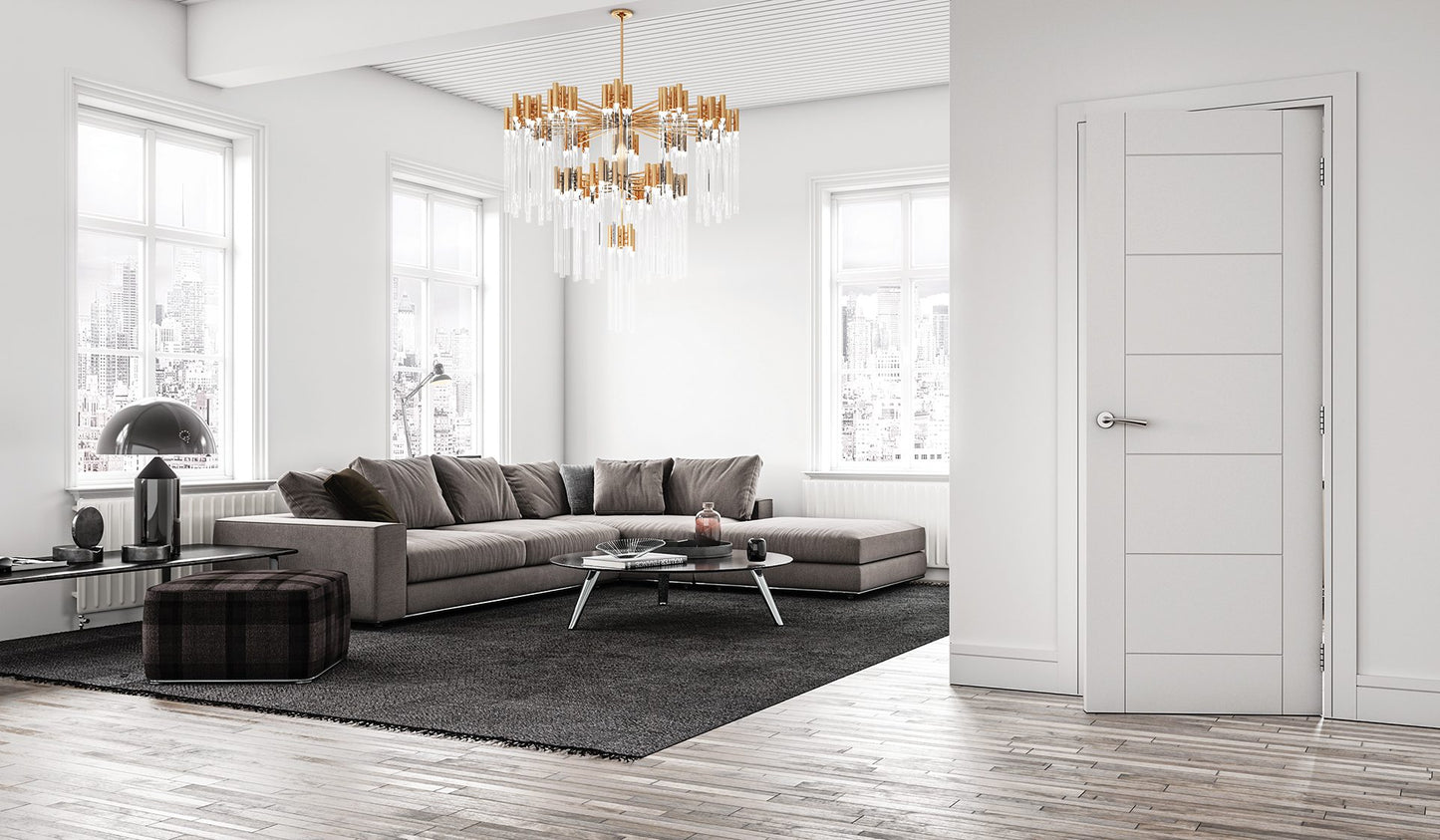 Seville White Primed Fire Door