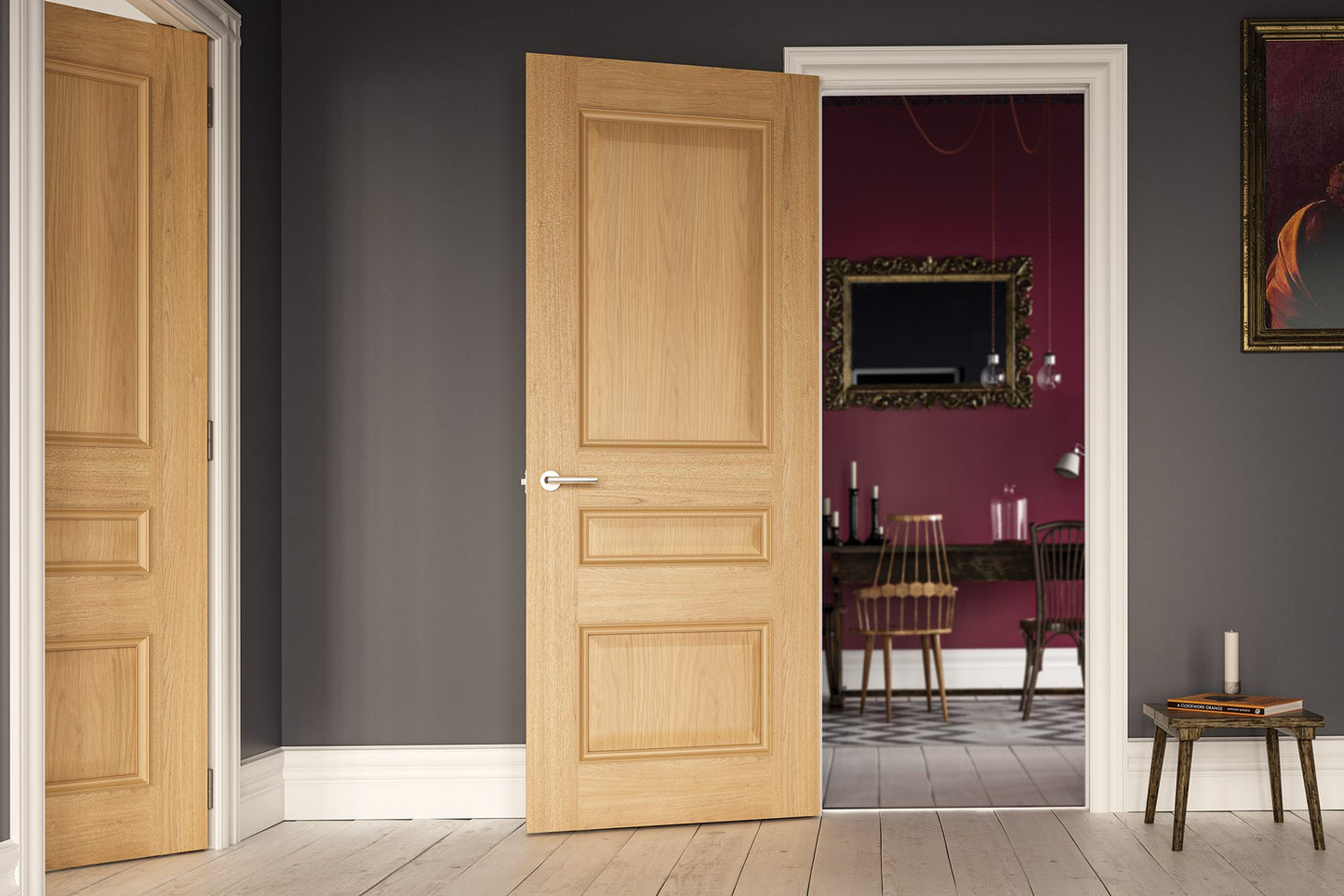 Windsor Prefinished Oak Fire Door