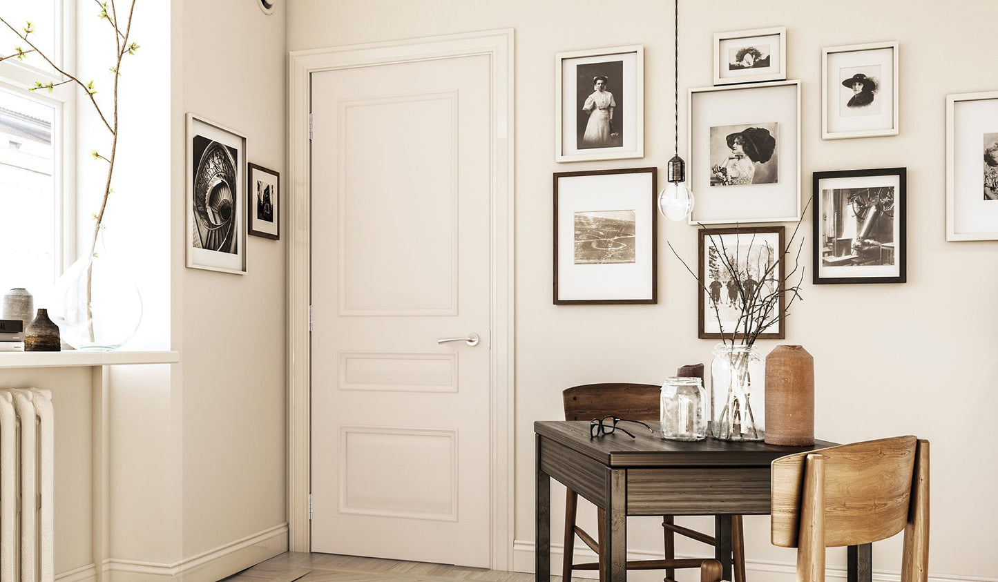 Windsor White Primed Interior Door