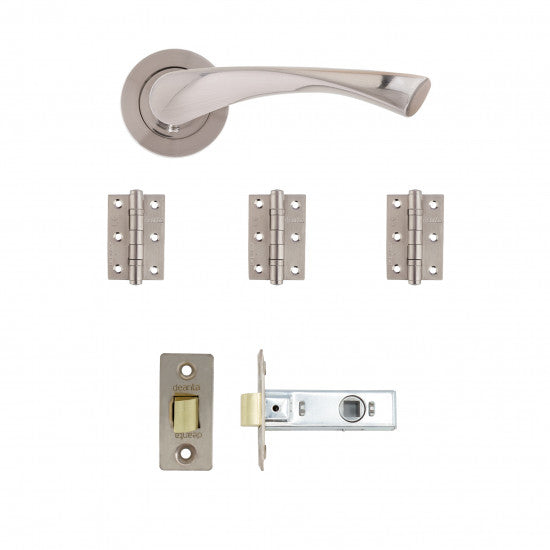 Fortuna Latch Kit Satin Finish
