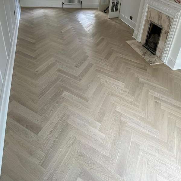 WITLEY Ice White Limed Flooring