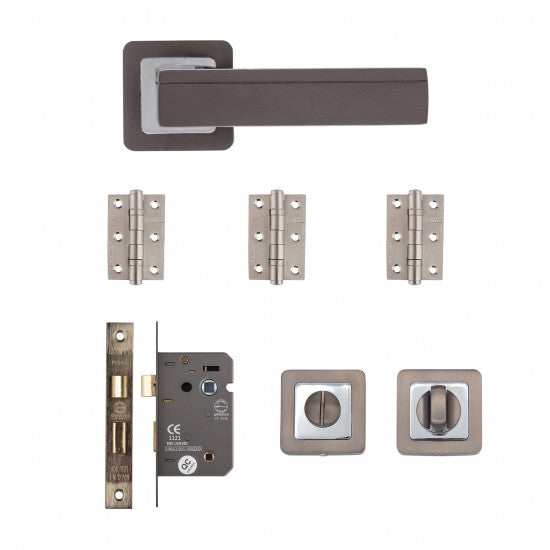 Invictus Bathroom Kit Matt Satin Black Finish
