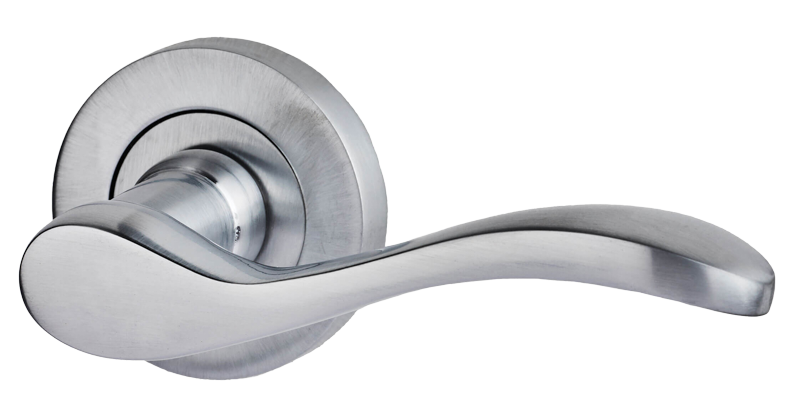 Ironmongery Ariel Satin Chrome Tone Handle Hardware Pack.png
