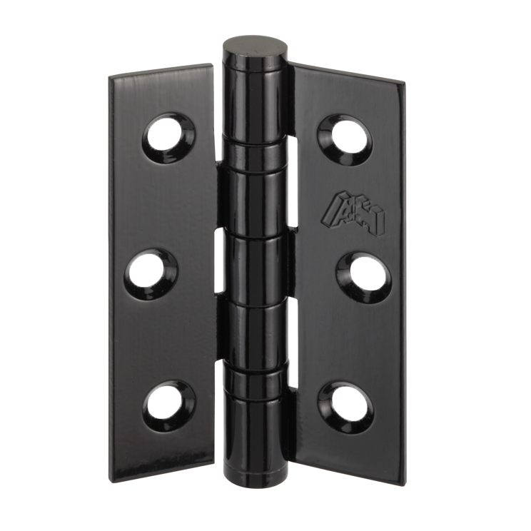 Manhattan Range Matte Black Hinges (Pack Of 3)
