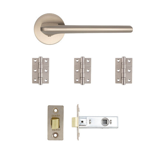 Ithaca Latch Kit Satin Nickel