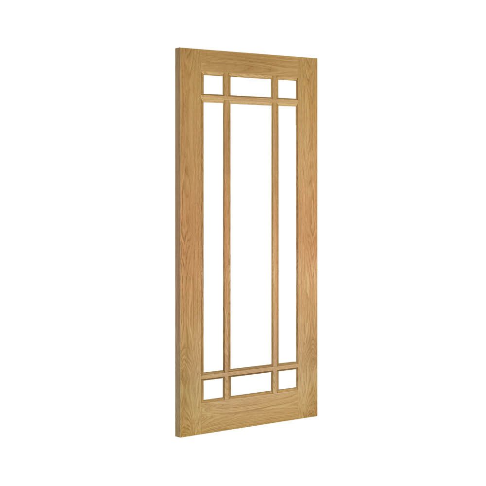 Kerry Unfinished Oak Glazed Interior Door