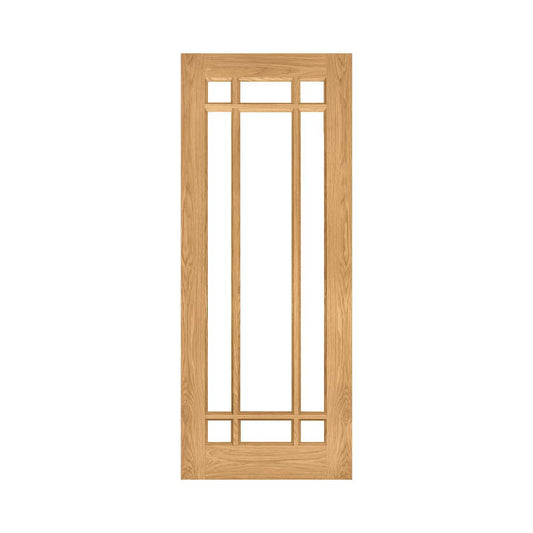Kerry Unfinished Oak Glazed Interior Door