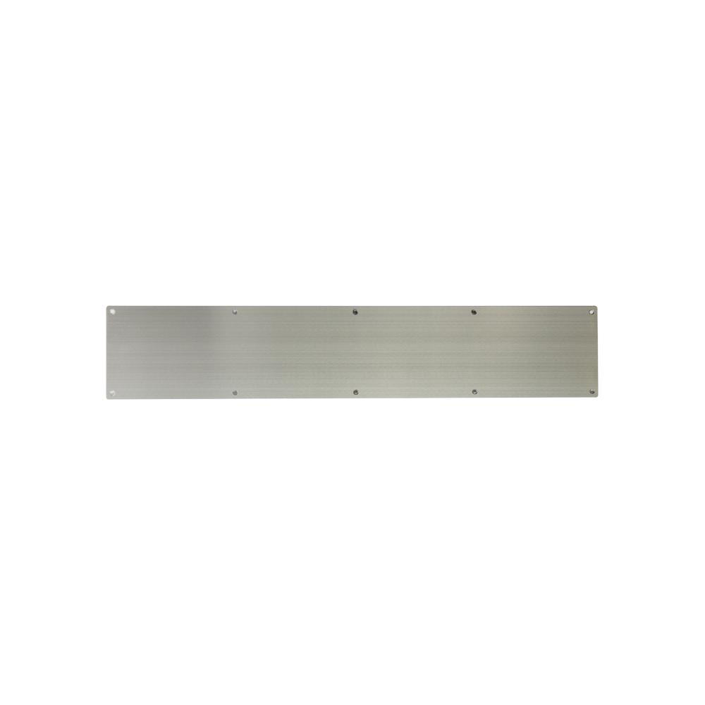Kick Plate 150mm x 500mm x 1.2mm Satin Stainless Steel Finish