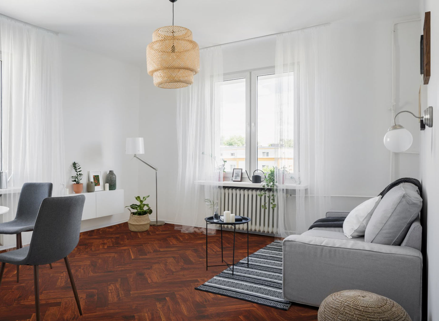 Lignum Strata Herringbone Acacia