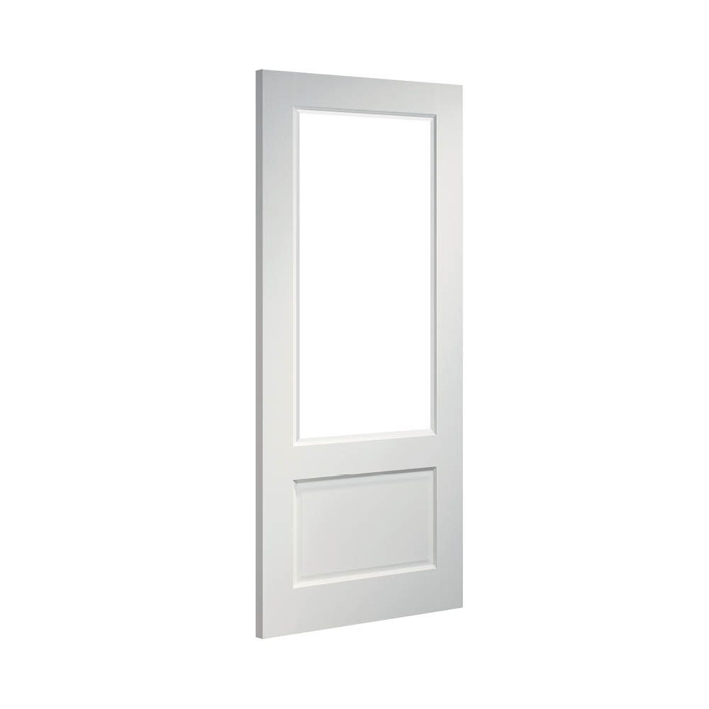 Madison White Primed Glazed Interior Door