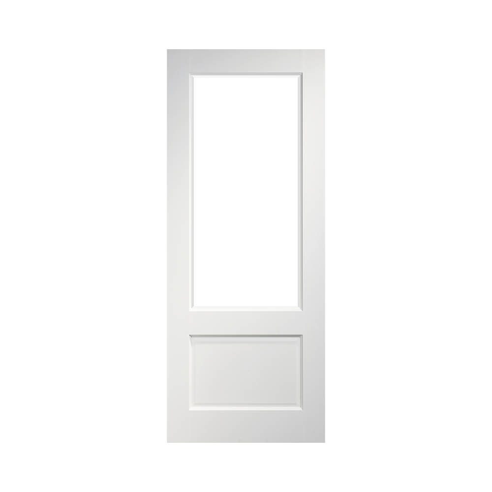 Madison White Primed Glazed Interior Door