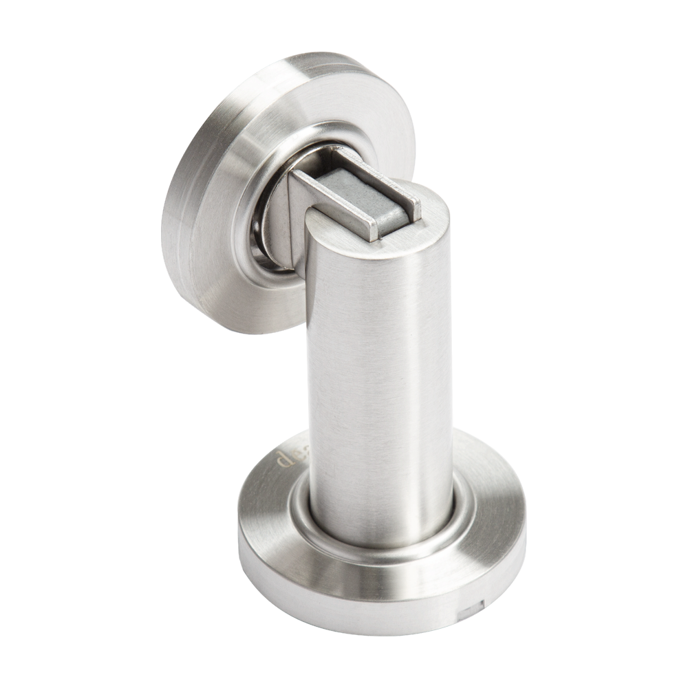 Magnetic Door Holder, Satin Stainless Steel Finish