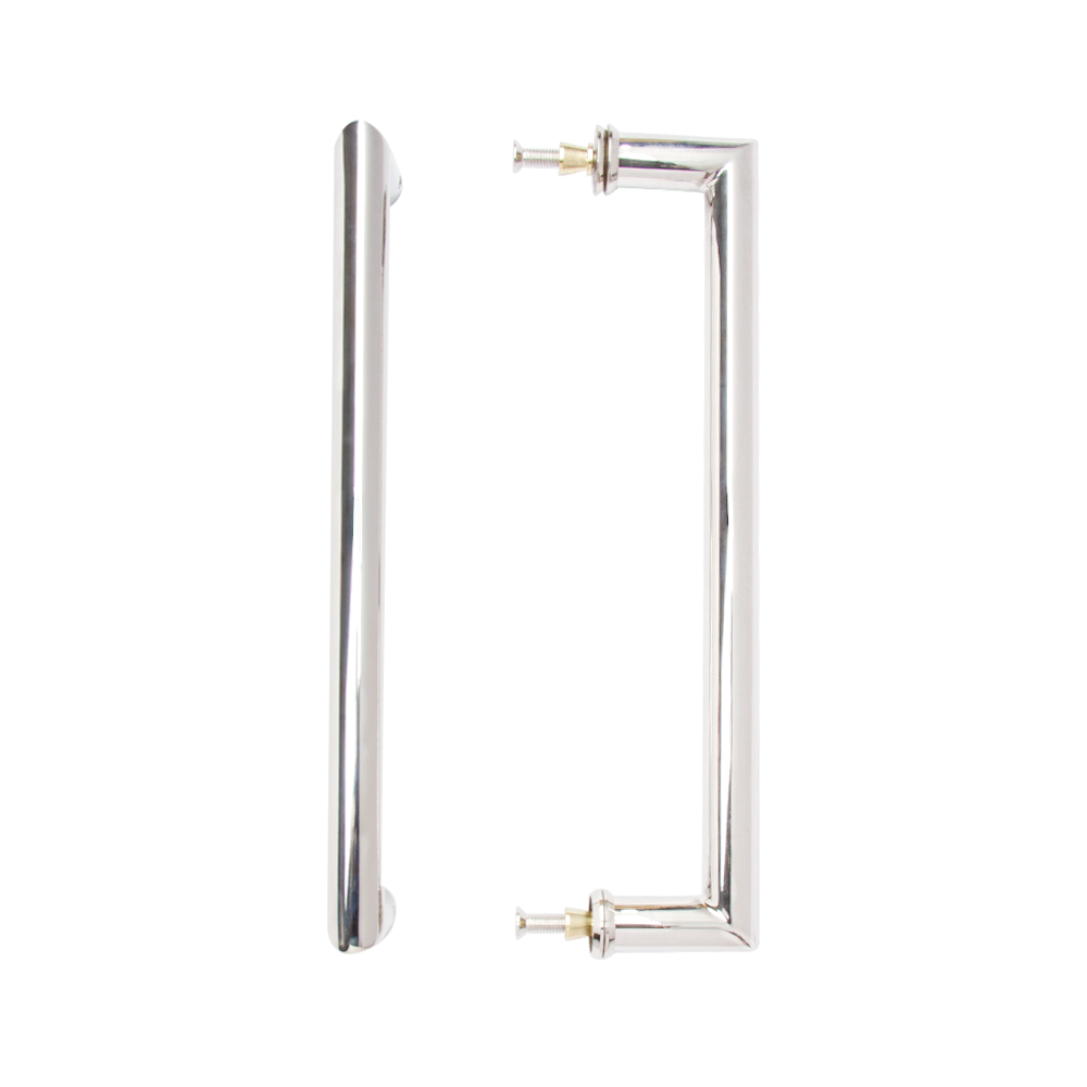 Mitred Single Pull Handle Dia 22mm / 60*322mm Polished Stainless Steel Finish