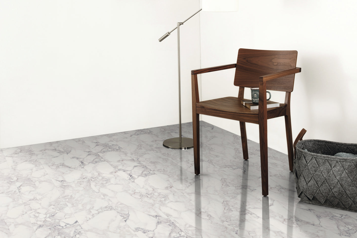 Kaindl Gloss 8mm White Marble