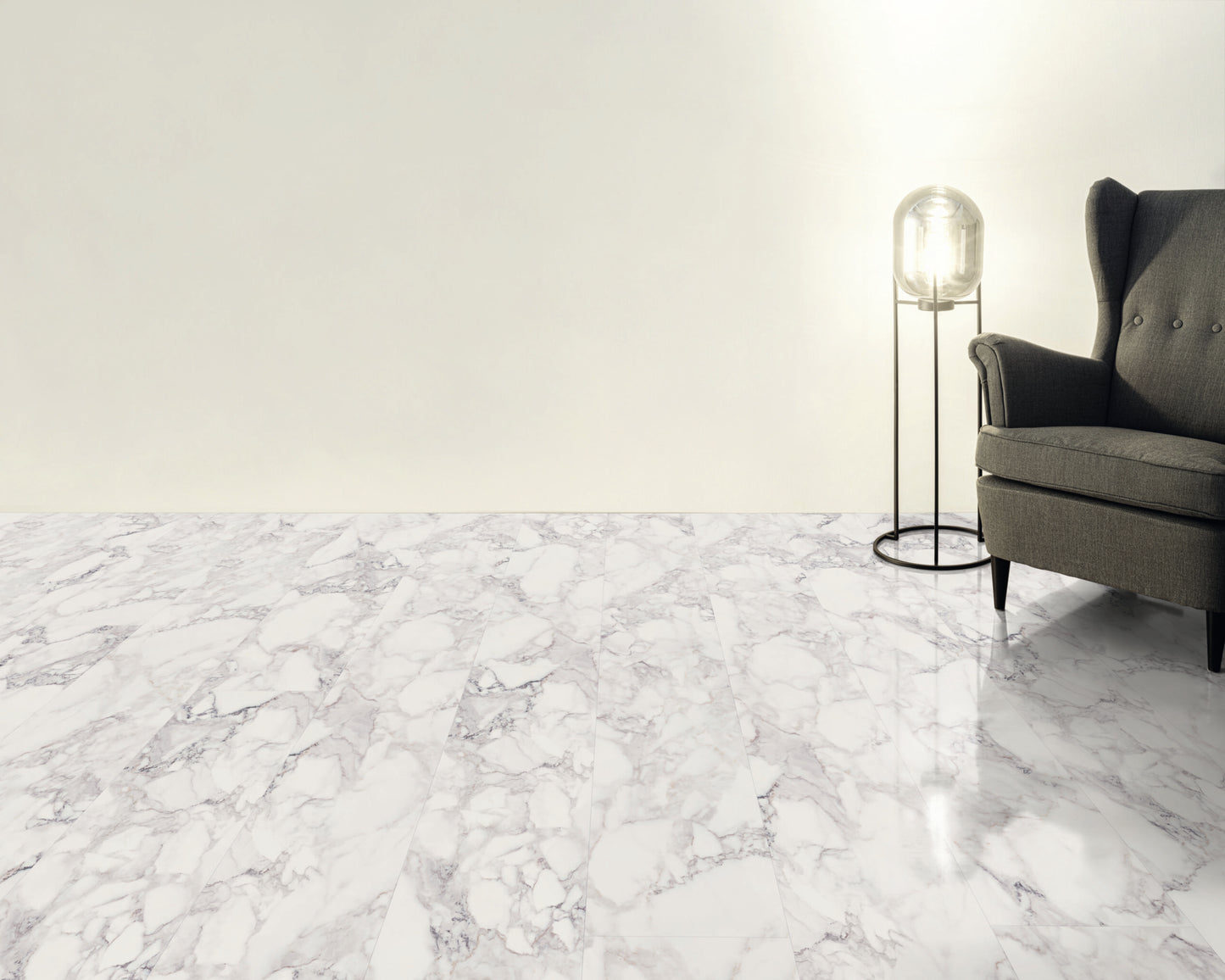 Kaindl Gloss 8mm White Marble