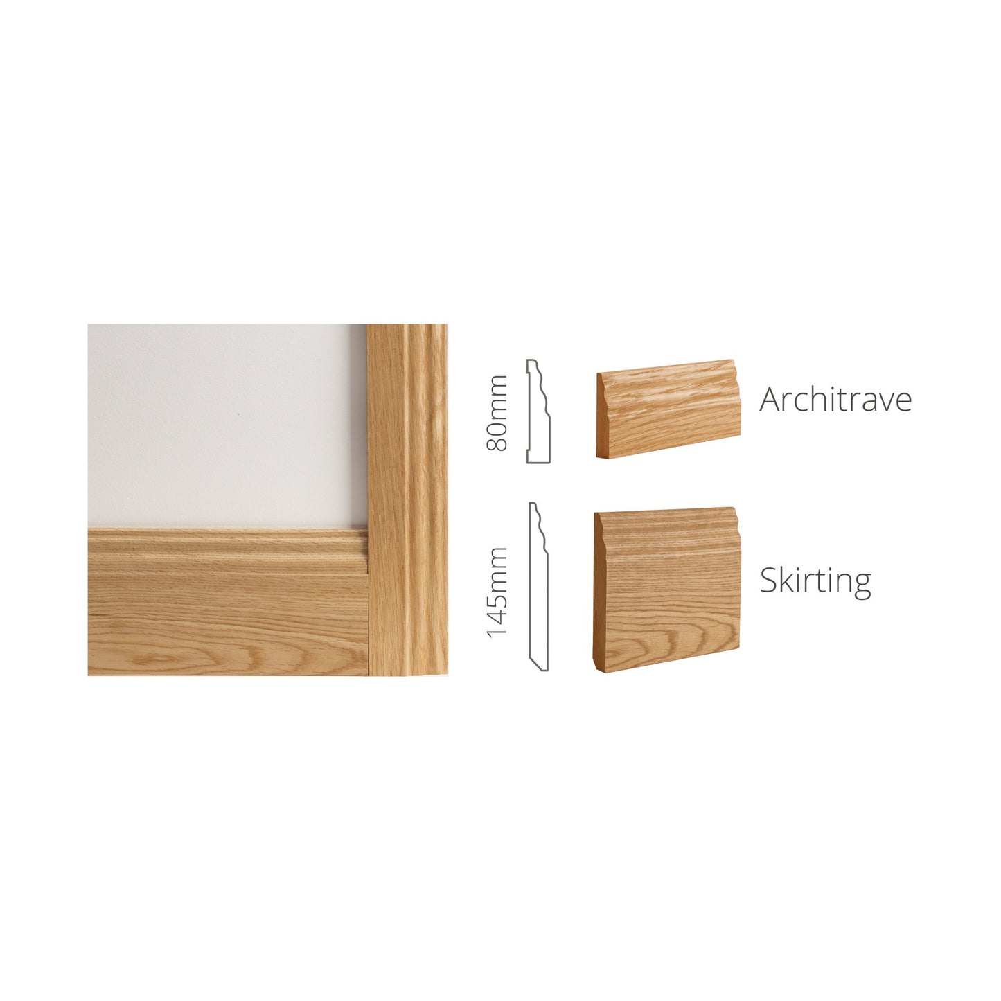 Oak Traditional Skirting & Architrave