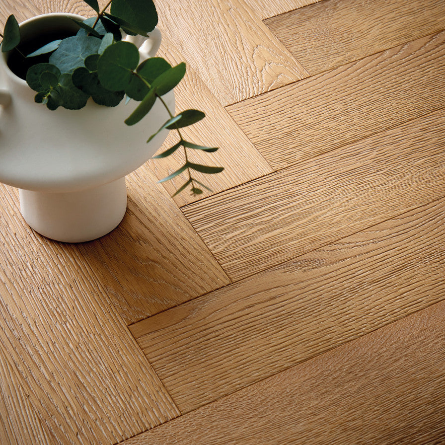 Katsura Oak Parquet 0.648m2 Flooring Pack