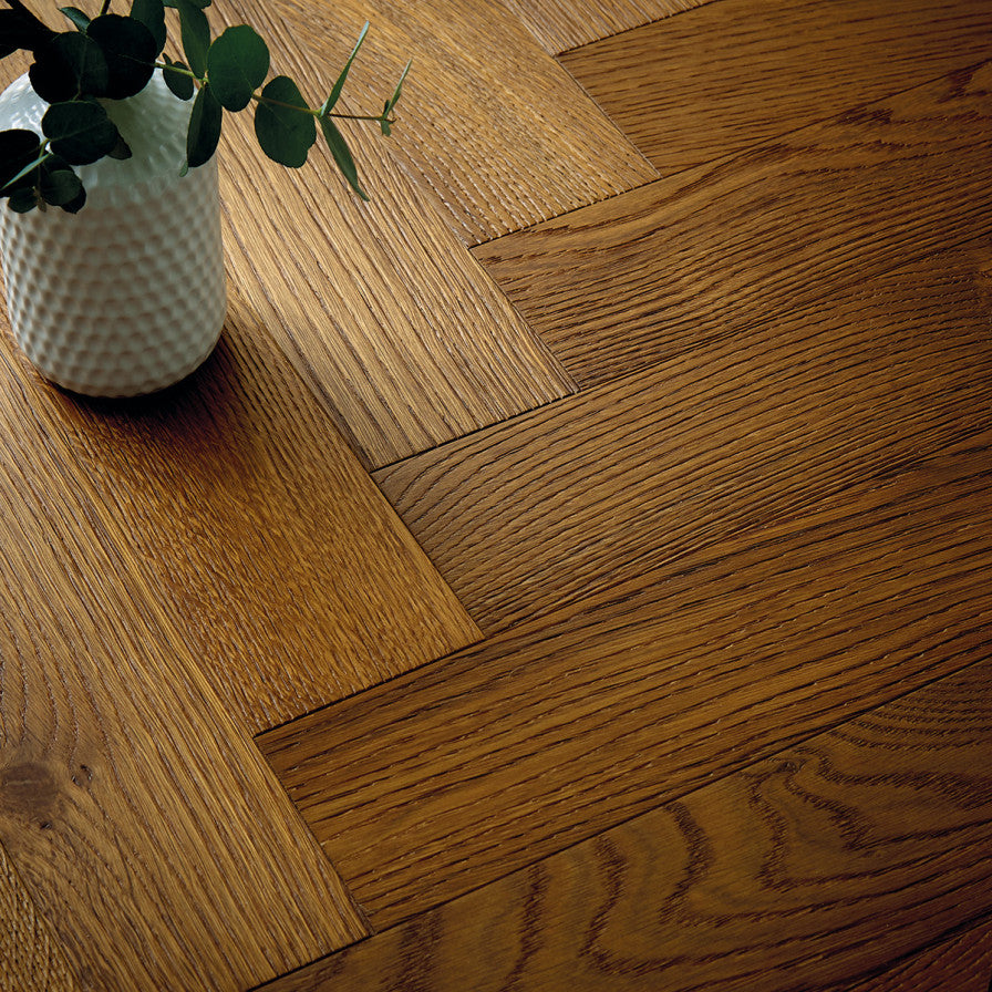 Congaree Smoked Oak Block 0.65m2 Flooring Pack