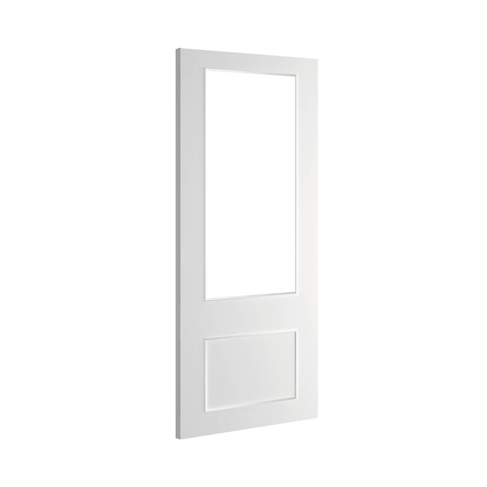 Sandringham White Primed Glazed Interior Door