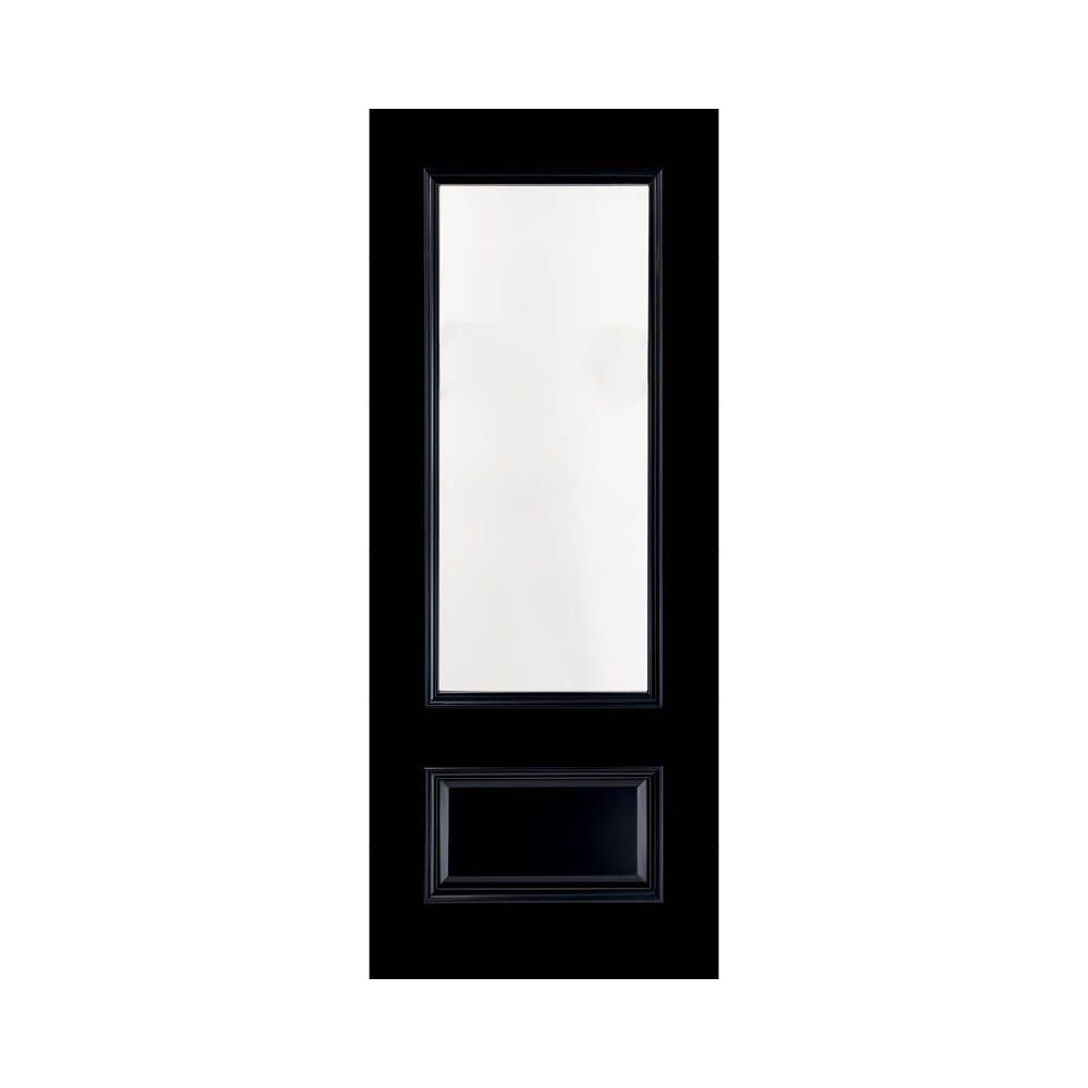 Sandringham Black Prefinished Glazed Interior Door