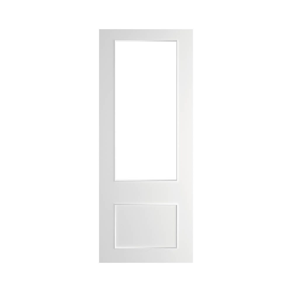 Sandringham White Primed Glazed Interior Door