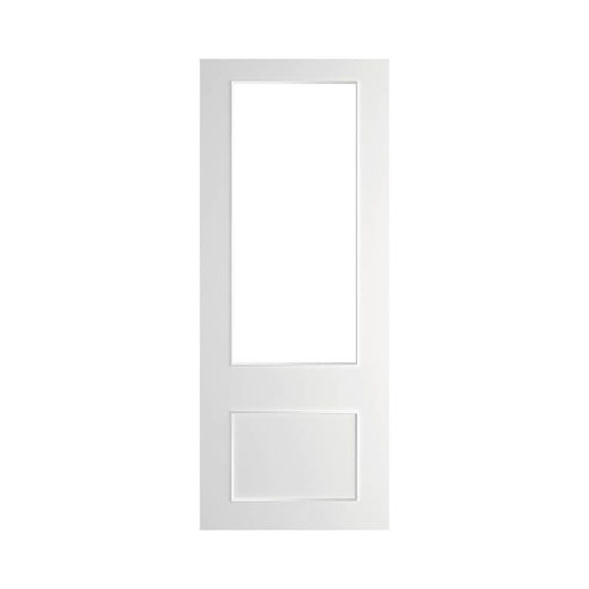 Sandringham White Primed Glazed Interior Door