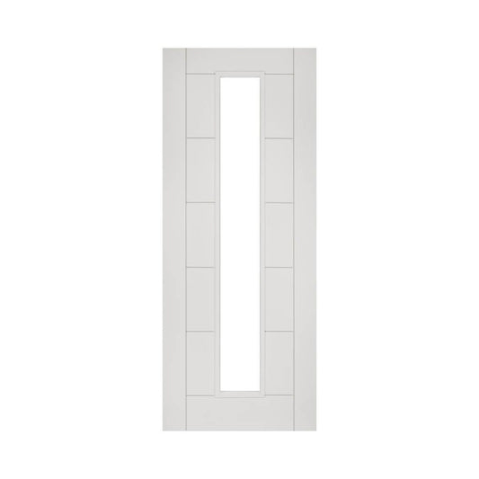 Seville White Primed 1L Glazed Interior Door